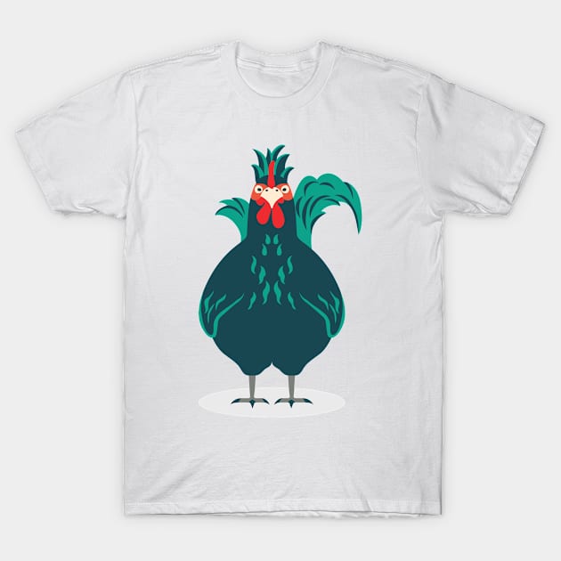 A Cute Chicken T-Shirt by iswenyi Art